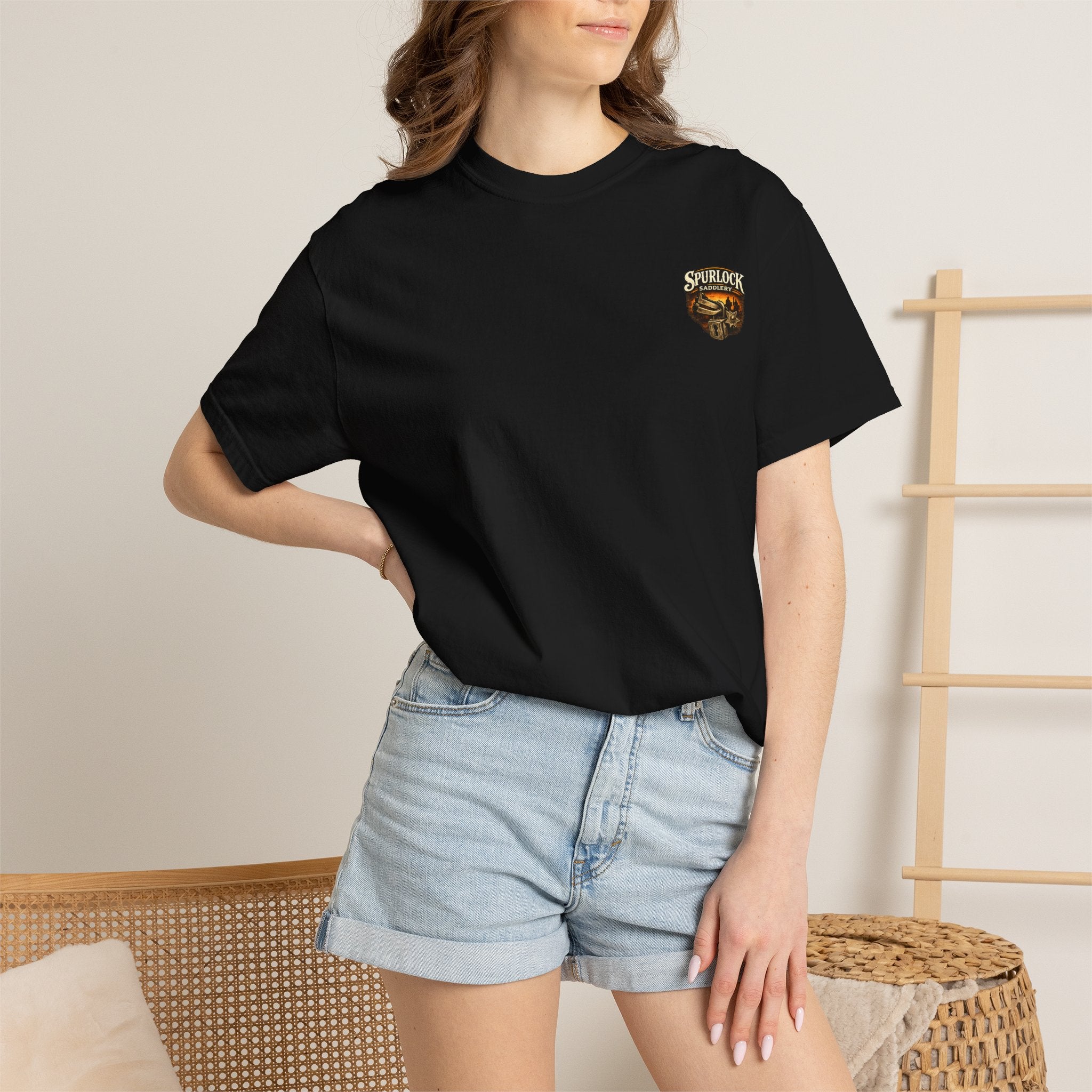 Spurlock Saddlery Western T-Shirt — Lock & Spur Logo Tee