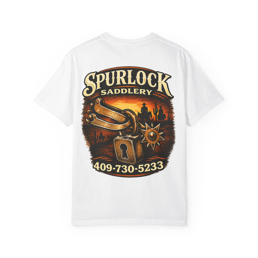 Spurlock Saddlery Western T-Shirt — Lock & Spur Logo Tee